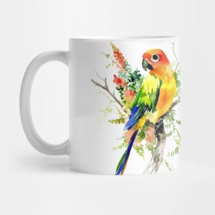 Sun Conure Parakeet Mug